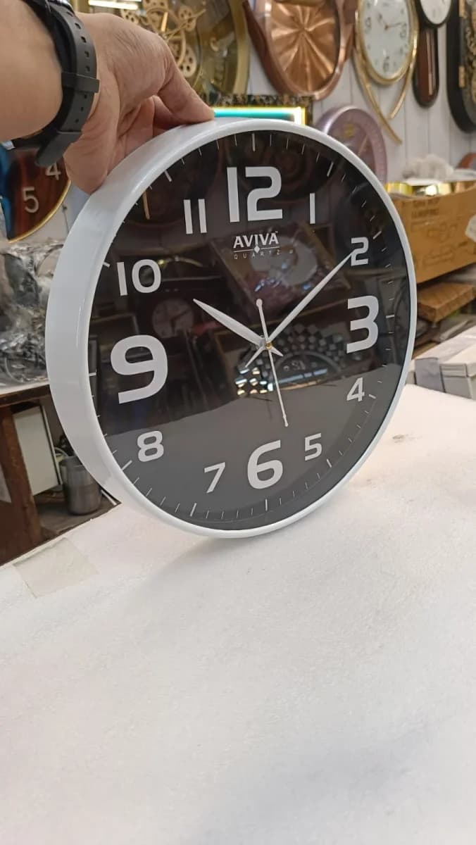 Black Wall Clock