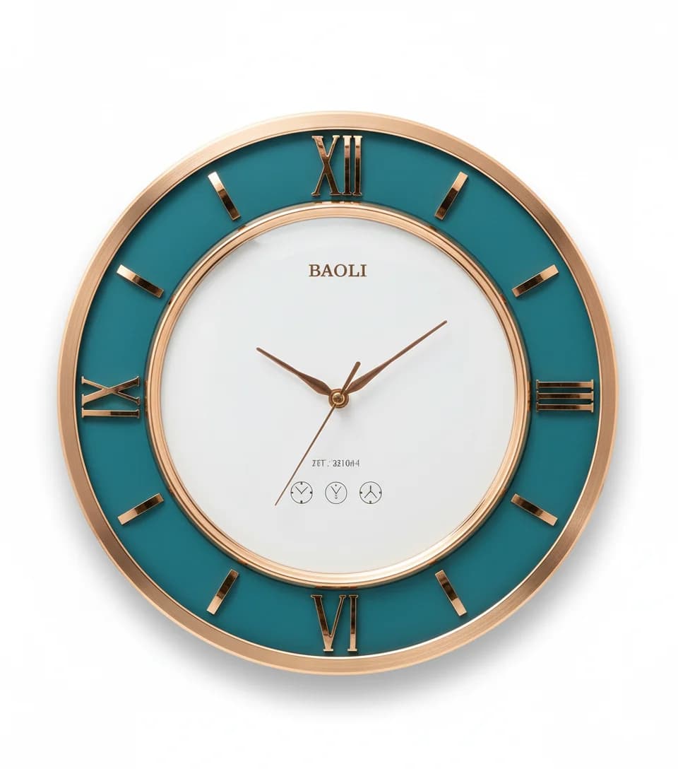Wall Clock-rose gold