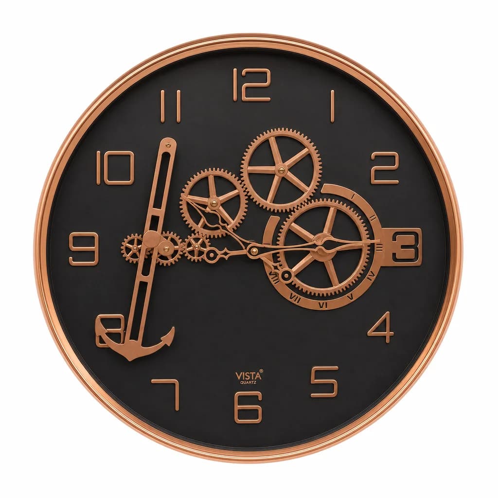 Large Industrial Wall Clock