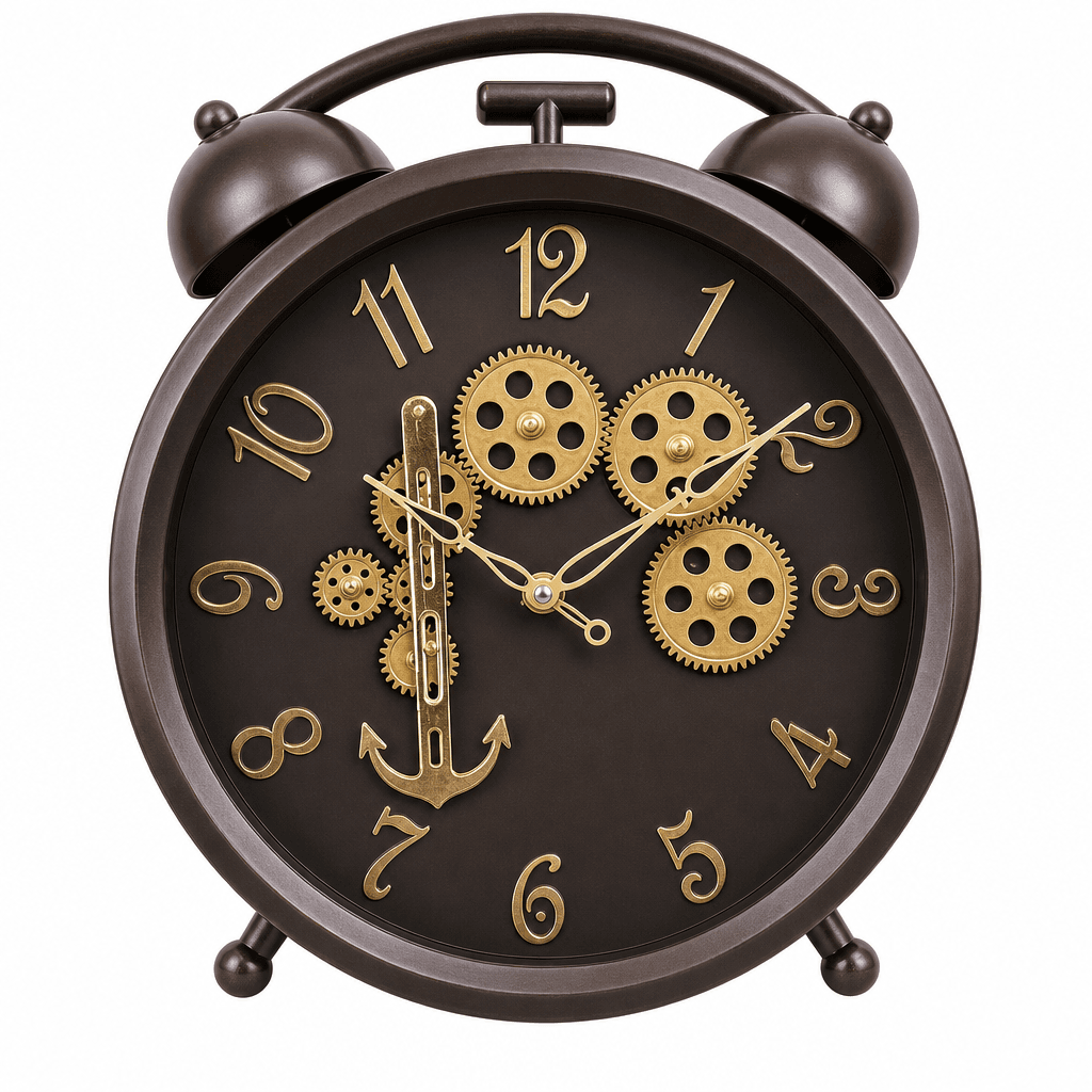 Industrial Gear Design Wall Clock