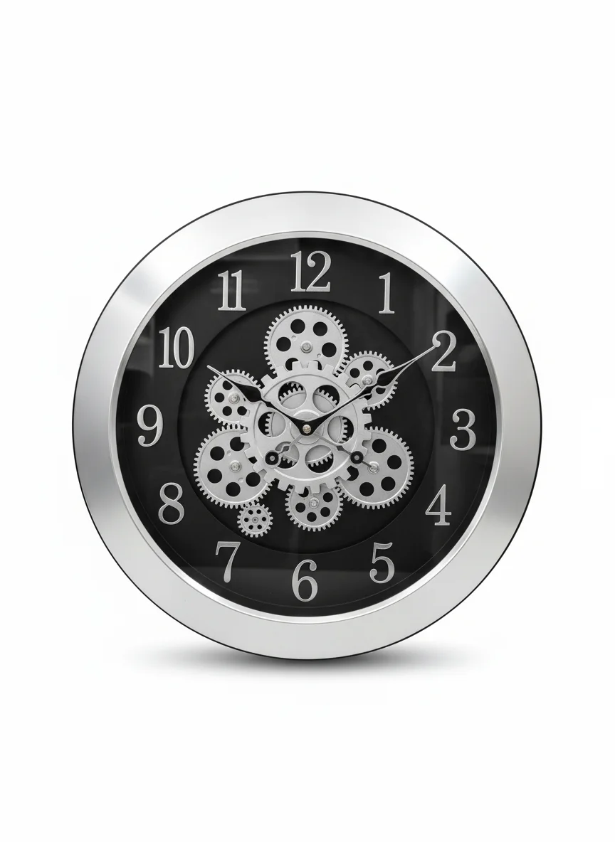 Marble Gear Wall Clock