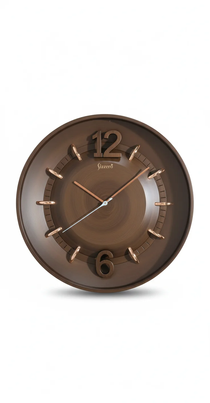 1806 Bronze Wall Clock Modern Elegance