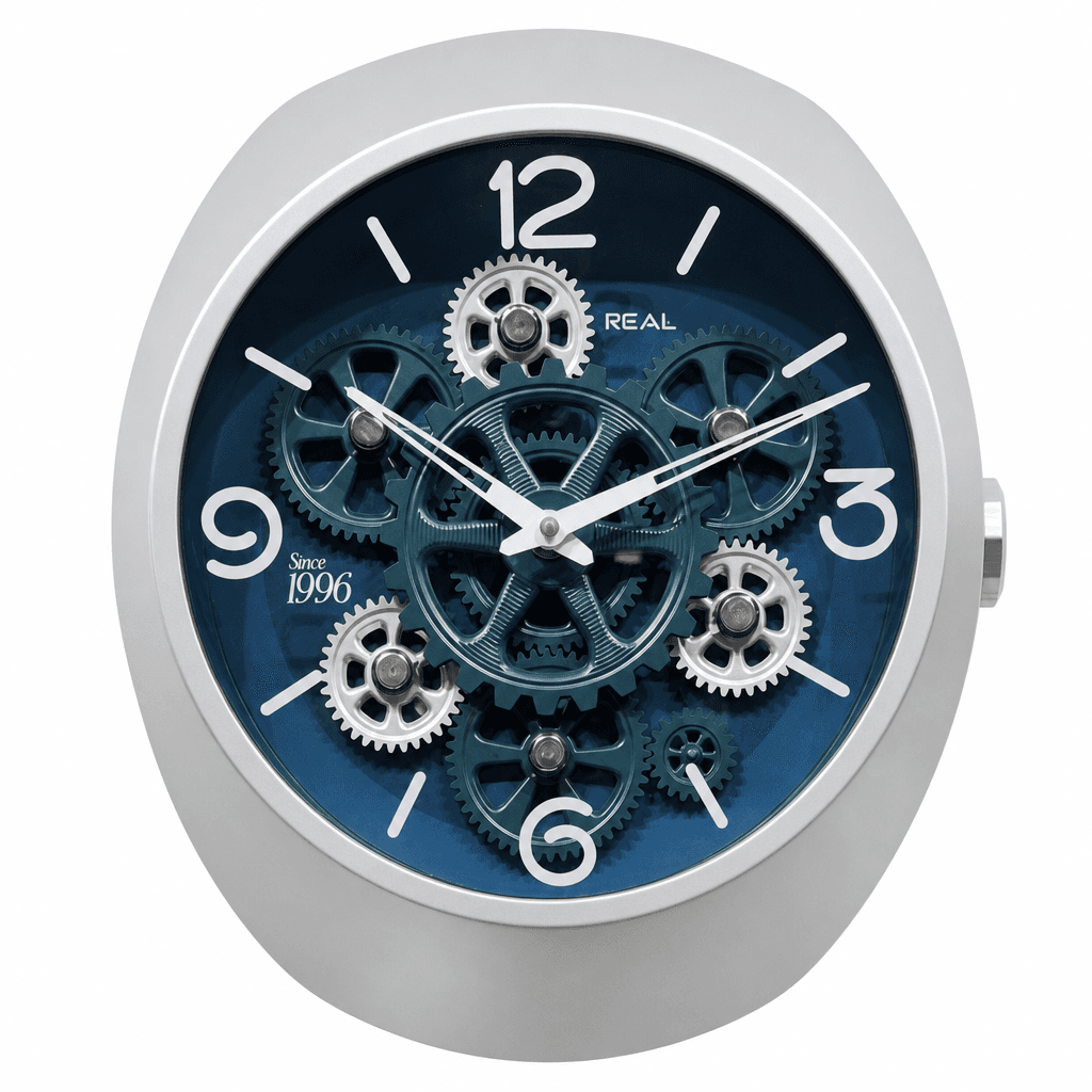 Exposed Gear Wall Clock