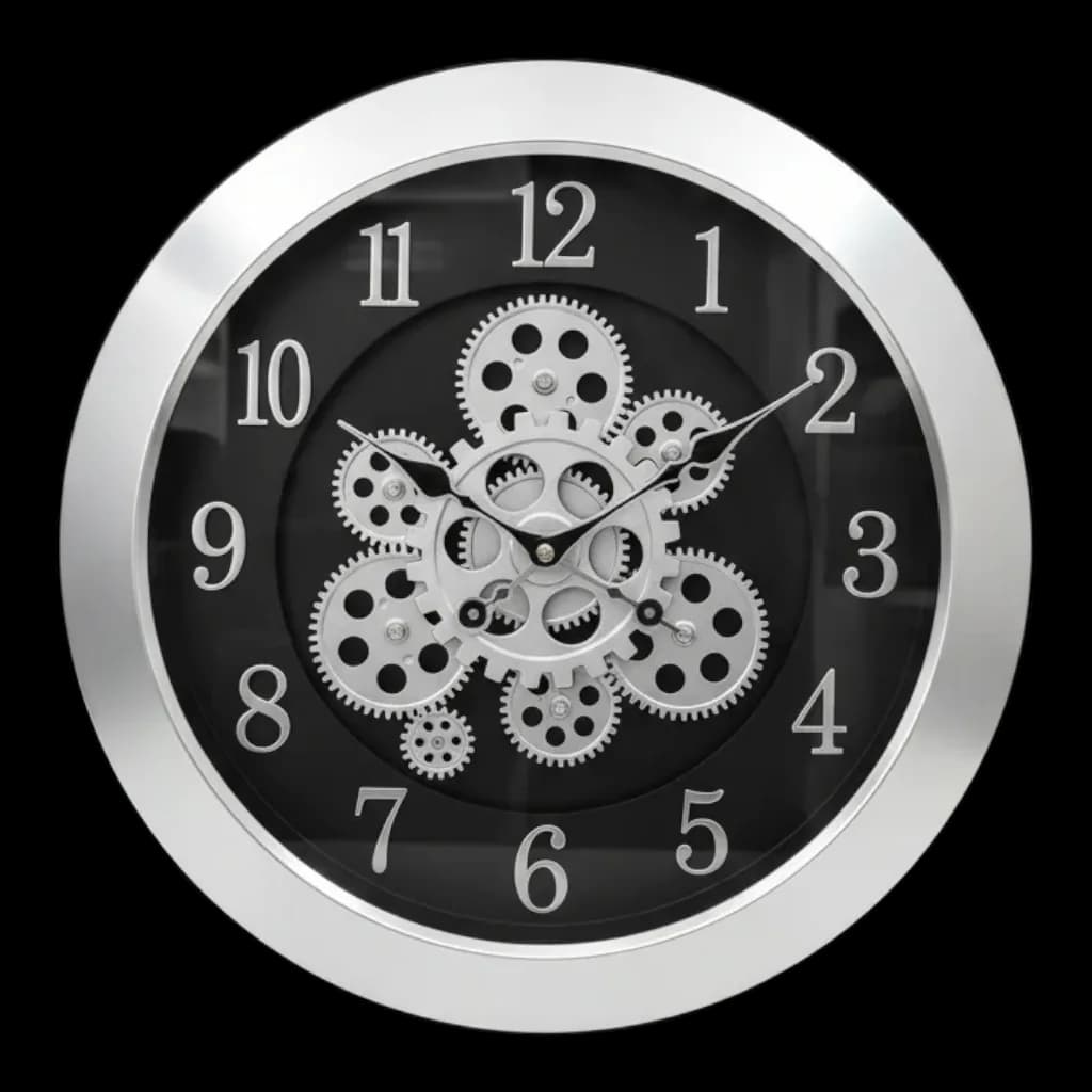 Marble Gear Wall Clock on wall color