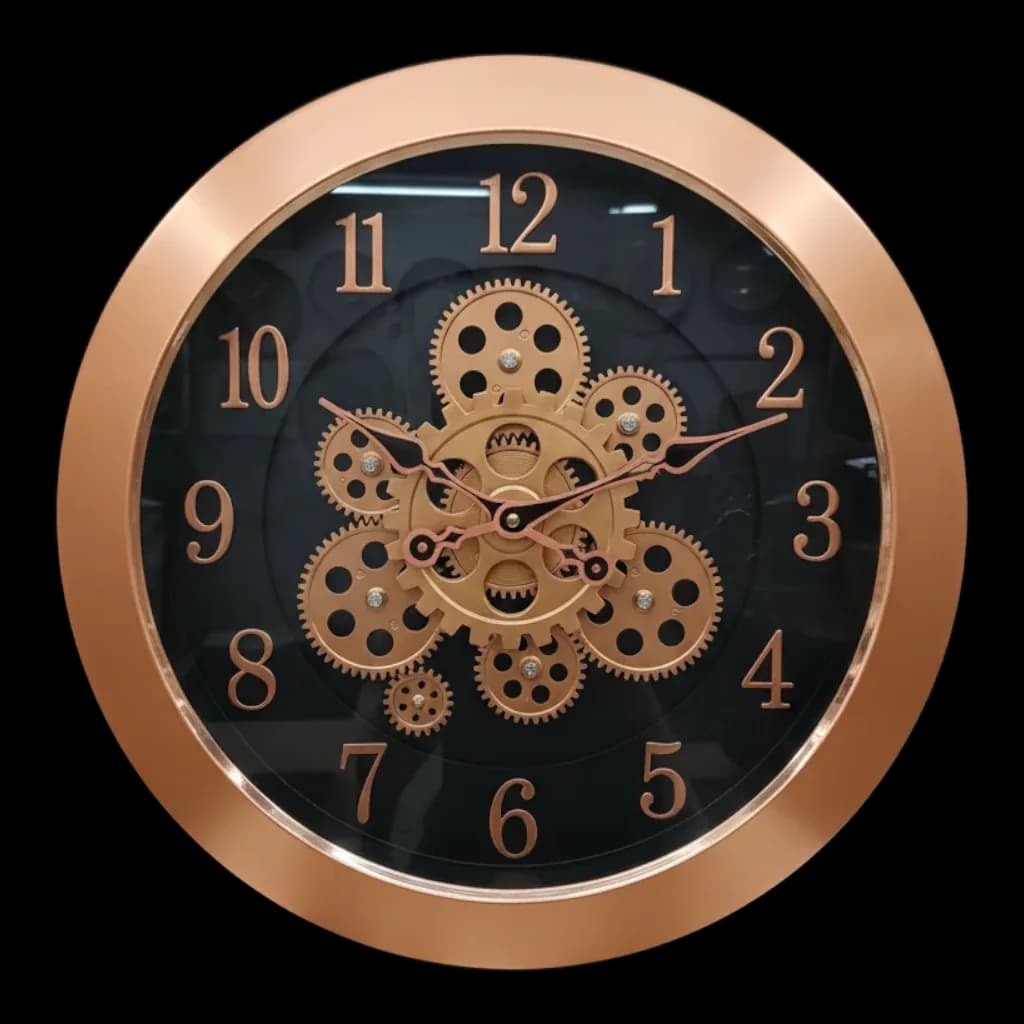 Marble Gear Wall Clock