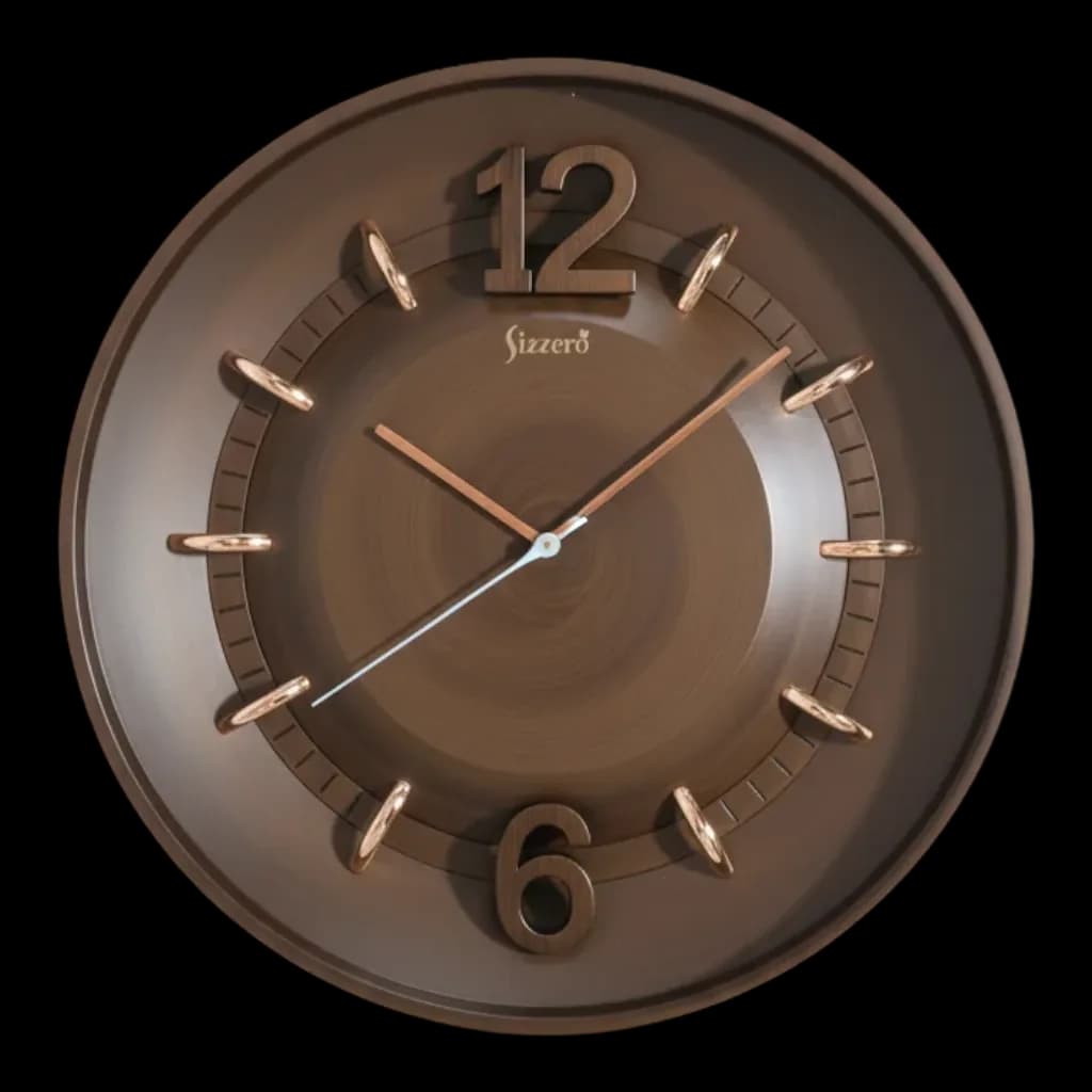 1806 Bronze Wall Clock Modern Elegance