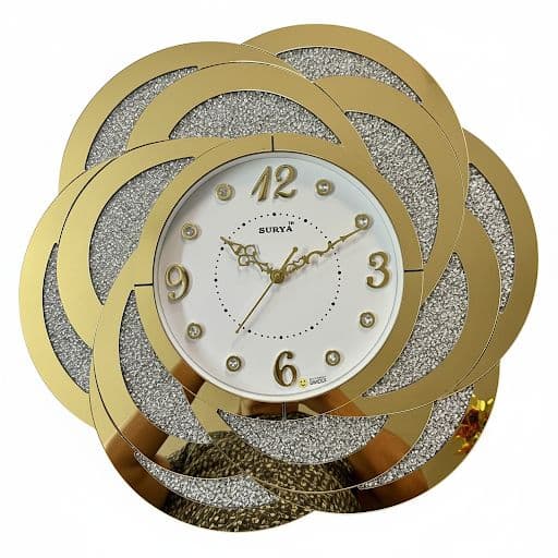 Glitter Wall Clock